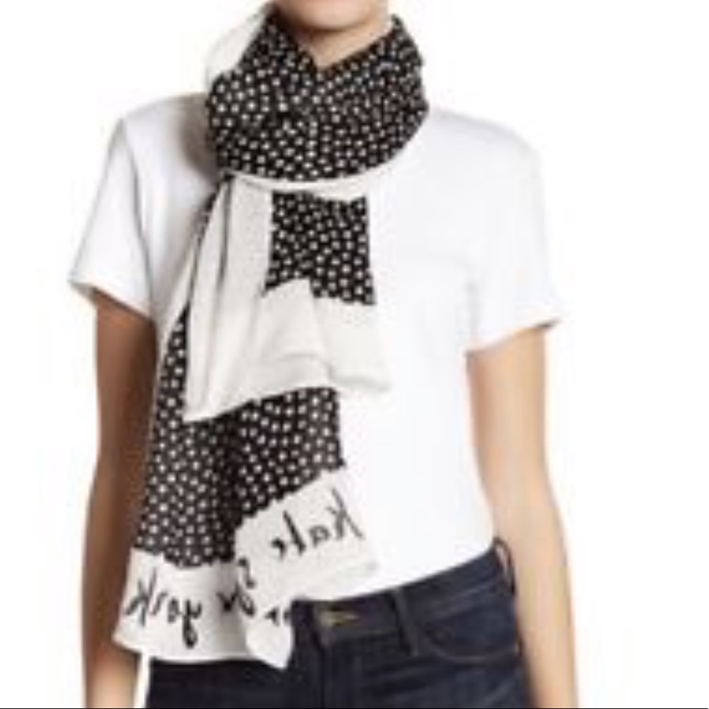 Nwt Kate Spade polka dot shawl